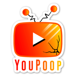 Klistermärke med texten "YouPoop".