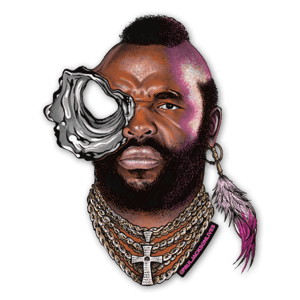 Mr. T1000 klistermärke av PJ