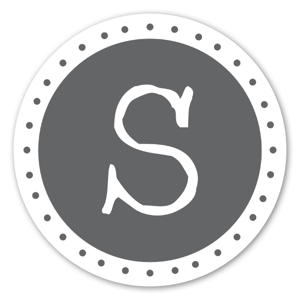 Monogram S Klistermärken 