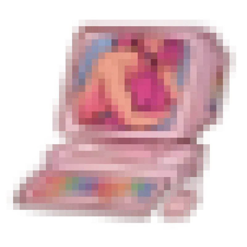 Suddig förhandsvisning av ett NSFW-klistermärke med en retrodator av @instagooey för The Dirty Drop